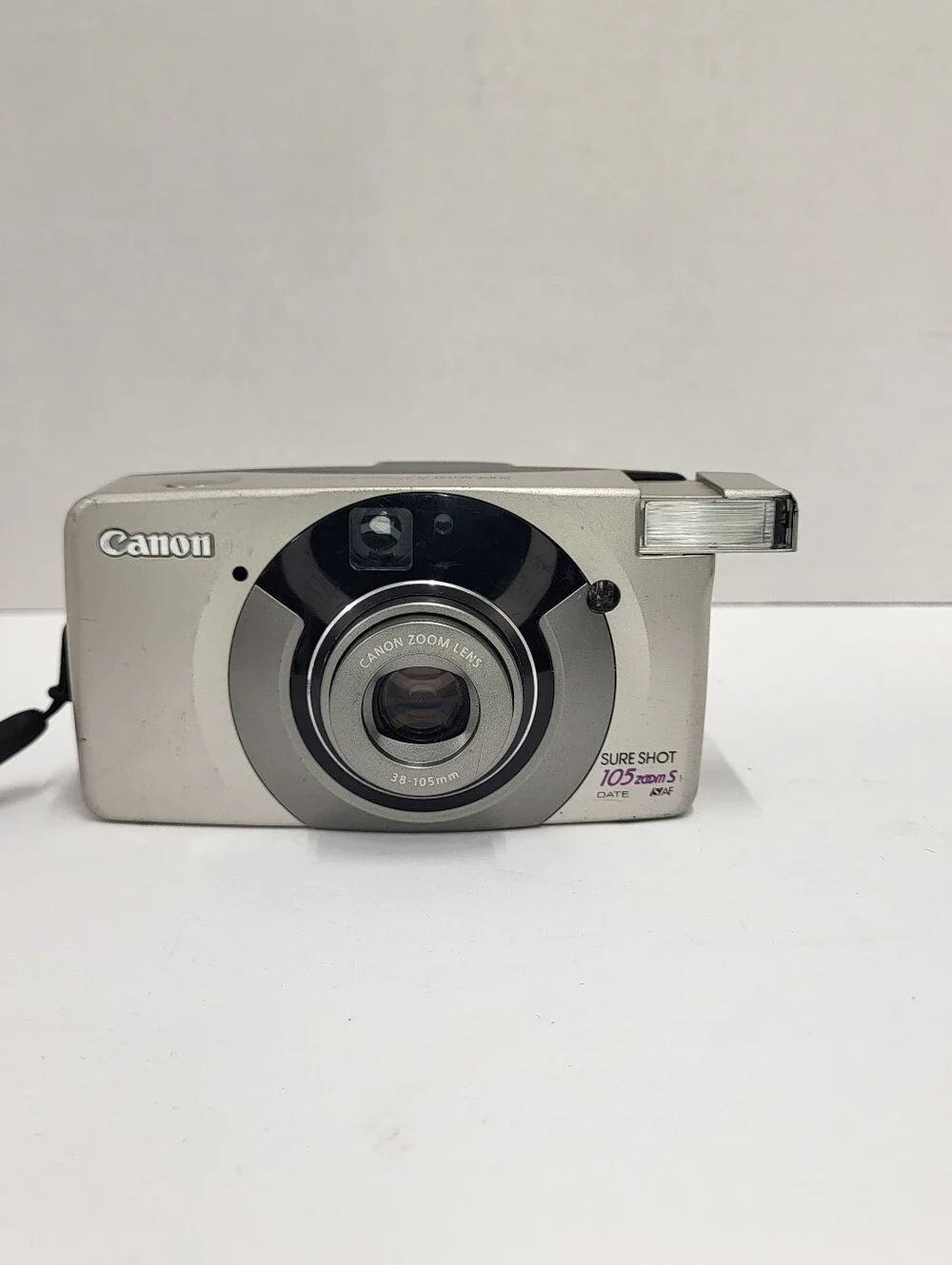Canon Sure Shot 105 Zoom S Date 35mm Point & Shoot Film Camera Battery Tested